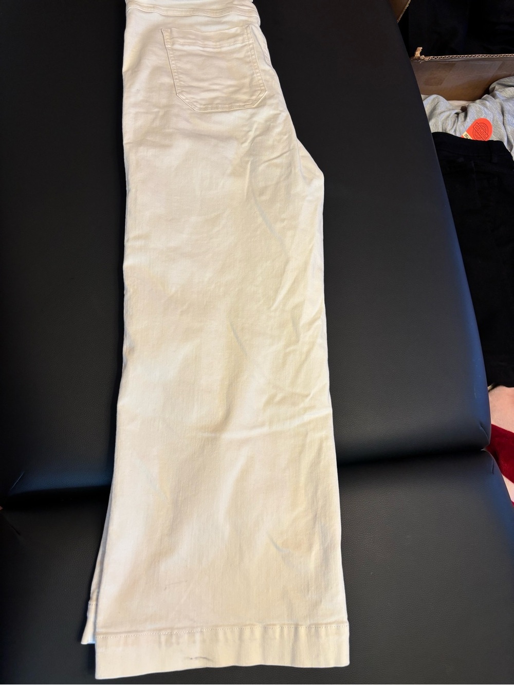 SPANX white High-Rise Pants 8-10